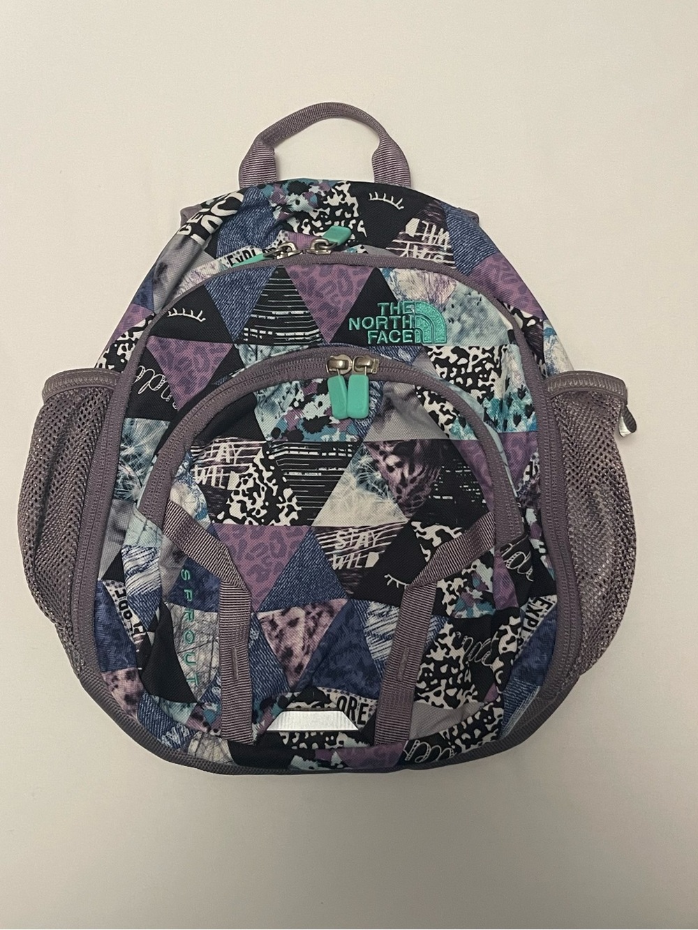 North Face Purple Sprout backpack